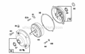 Gear Case Assembly Diagram and Parts List for 082331-0162-01  Briggs and Stratton Engine